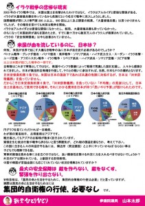 集団的自衛権チラシ（裏）